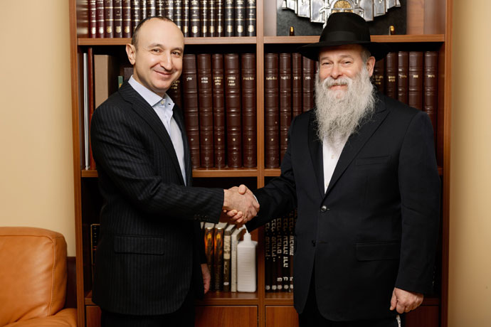 Felix Chertok and Shmuel Kaminetsky