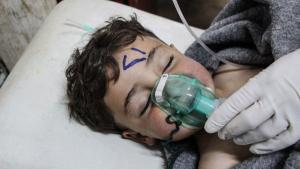 Сирия, провинция Идлиб, последствия применения правительственными войсками отравляющего вещества "зарин".